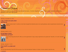 Tablet Screenshot of clawsonchaos.com